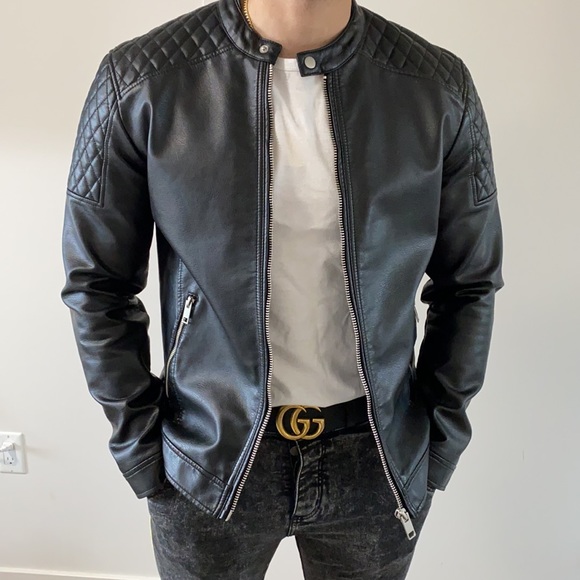 ✨SOLD✨Jack & Jones leather jacket - Picture 6 of 13